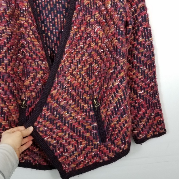 Moth Keavy Open Front Mohair Sweater Jacket - Picture 4 of 8